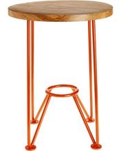 iron metal bar stool with wooden seat