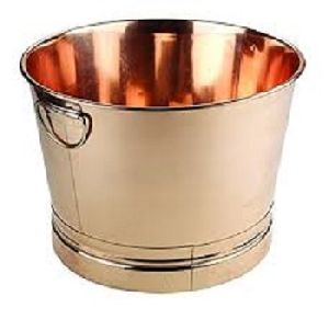 Stainless Steel Copper Finish Ice Tub