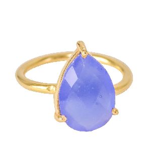 Blue Chalcedony Rings