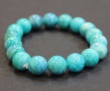 Amazonite Natural Gemstone Beads Stretch Bracelet