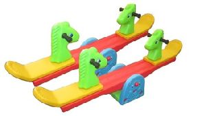 Double Horse Rider Seesaw