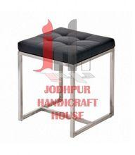 Cushioned Metal Stool