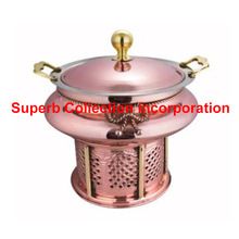 Brass Knot Tie Copper Chafing Dish
