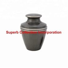 Grey Cremation urn