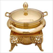 Round Brass Chafing Dish