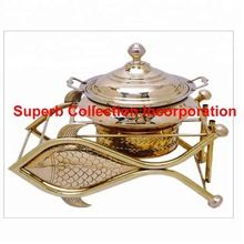 Swimming Fish Brass Chafing Dish