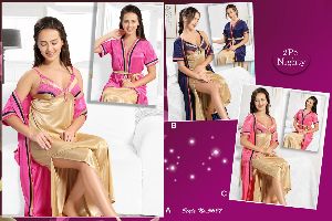 4 pcs Two piece nighty