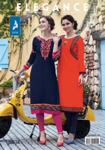 Zara Vol 14 Kaya Rayon Kurtis