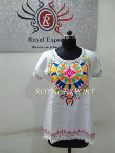 Hand Embroidery Casual Top