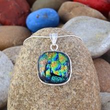 Gorgeous Natural Solar Druzy Gemstone Silver Jewelry