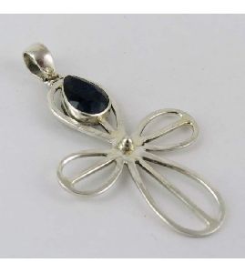 Beautiful Sweet Of Black Onyx 925 Sterling Silver Pendant