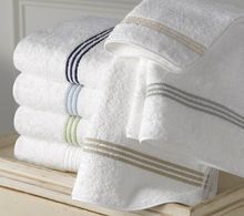 White hotel towel