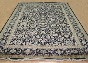 Silk Black Carpet Rug