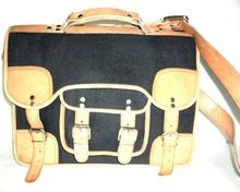 Canvas Leather Backpack bag