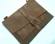 Canvas Leather Tablet Case
