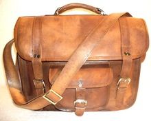 Leather Laptop Briefcase Bag