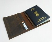 Leather Passport Holder