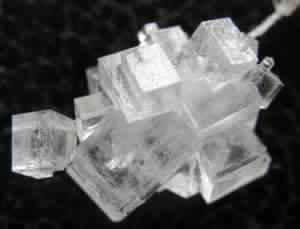 crystal edible salt