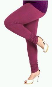 Purple Cotton Legging