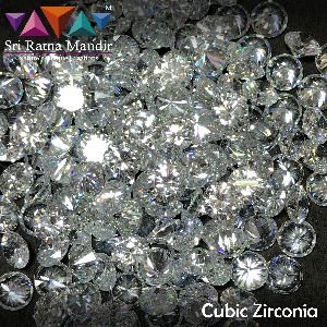 Cubic Zirconia Synthetic Gemstone