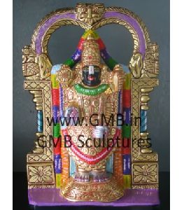 Black Marble Tirtupathi Balaji Beautiful Statue