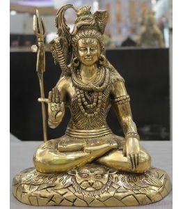 brass shiva statues