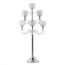 CRYSTAL ARMS WEDDING CANDLE HOLDER