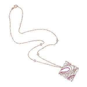 designer rose gold necklace