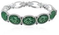 Sterling Jade Bangle