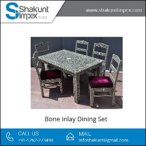 Bone Inlay Dining Set