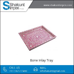 Bone Inlay Serving Tray