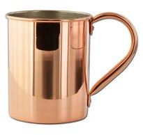 Tin-Lined Solid Copper Moscow Mule Mug