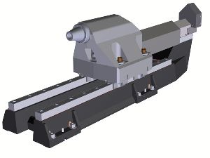 hydraulic tailstock drilling lathe machine