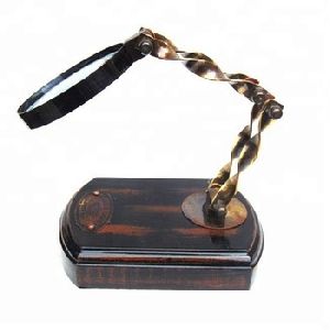 Nautical Antique Gift magnifying glass with stand