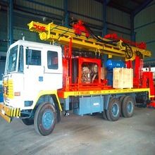 Truck-mounted drilling rig