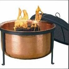 handmade metal fire pit