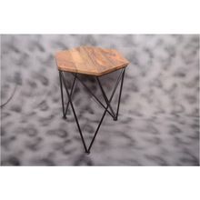 antique design and style wooden tripod stool