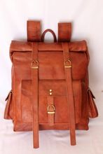 colors n craft leather backpack