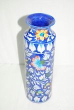 Vinatge jaipuri Ceramic blue pottery Pickle jar