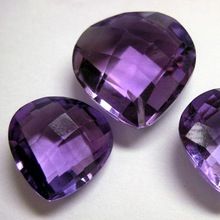 Brazilian amethyst drop beads