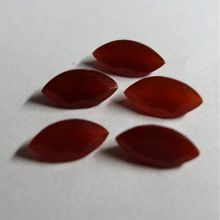 deep red chalcedony gemstone