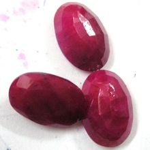 dyed loose corundum gemstone