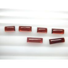 red garnet gemstone cabochons