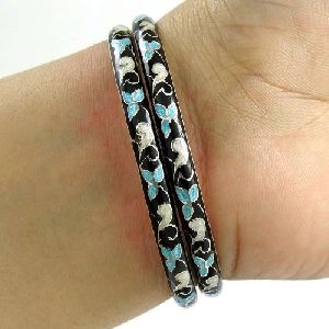 Beautiful Design ! MeenaKari 925 Sterling Silver Bangle