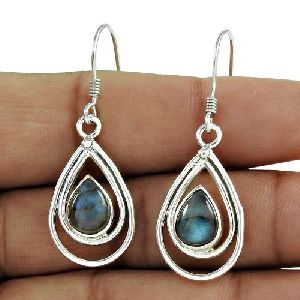 Fetching 925 Sterling Silver Labradorite Gemstone Earring