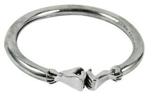 Handmade Sterling Silver Jewellery Beautiful 925 Silver Hollow Hand Bangle