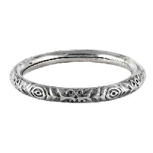 Indian Fashion !! 925 Sterling Silver Bangle