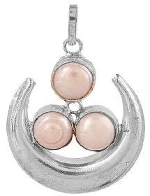 Moon shaped Pearl pendant