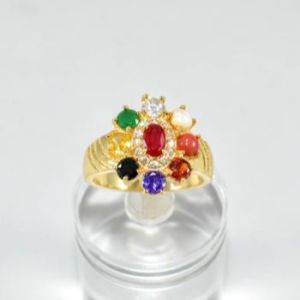 Zircon Flower Ring