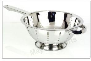 Stainless Steel Colander with Long Handle